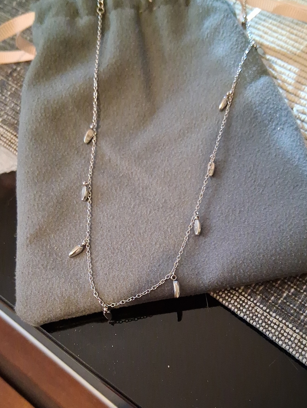 Cocoa Centric Teardrop Necklace